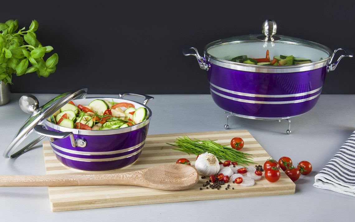SQ PROFESSIONAL METALLIC STOCKPOT SET