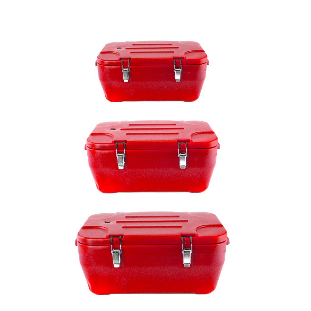 Mondo Insulated Hot Pot Red Oblong 3pc Set