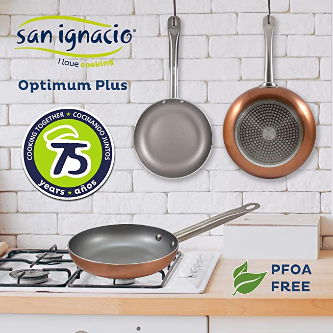 San Ignacio Optimum Plus Set van 3 koekenpannen