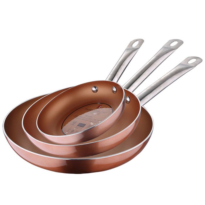 San Ignacio Optimum Plus Set van 3 koekenpannen