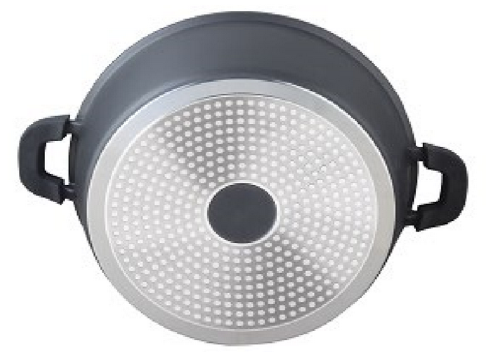 Swiss Pro+ Braadpan - Met Glazen Deksel - 28 Cm - Zwart